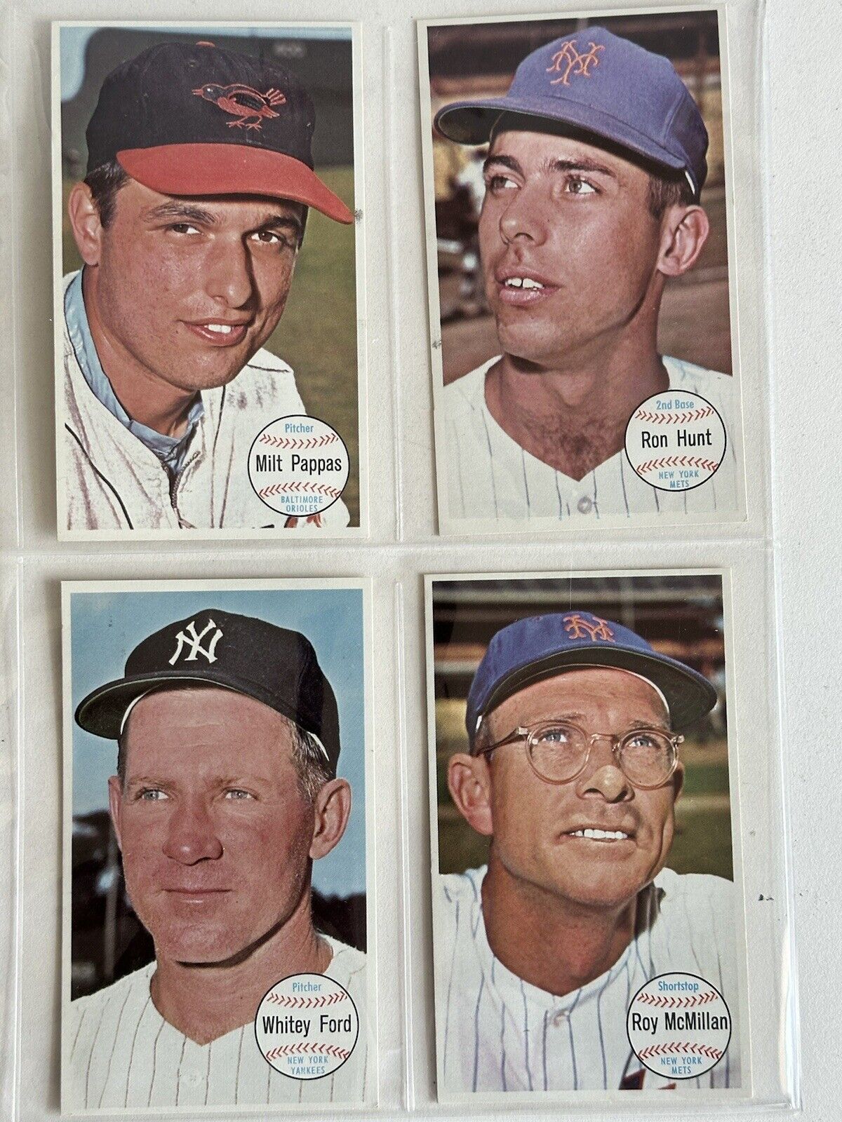 1964 Topps Giants Baseball Card Complete Set of 60 NM Koufax Aaron Mays Mantle