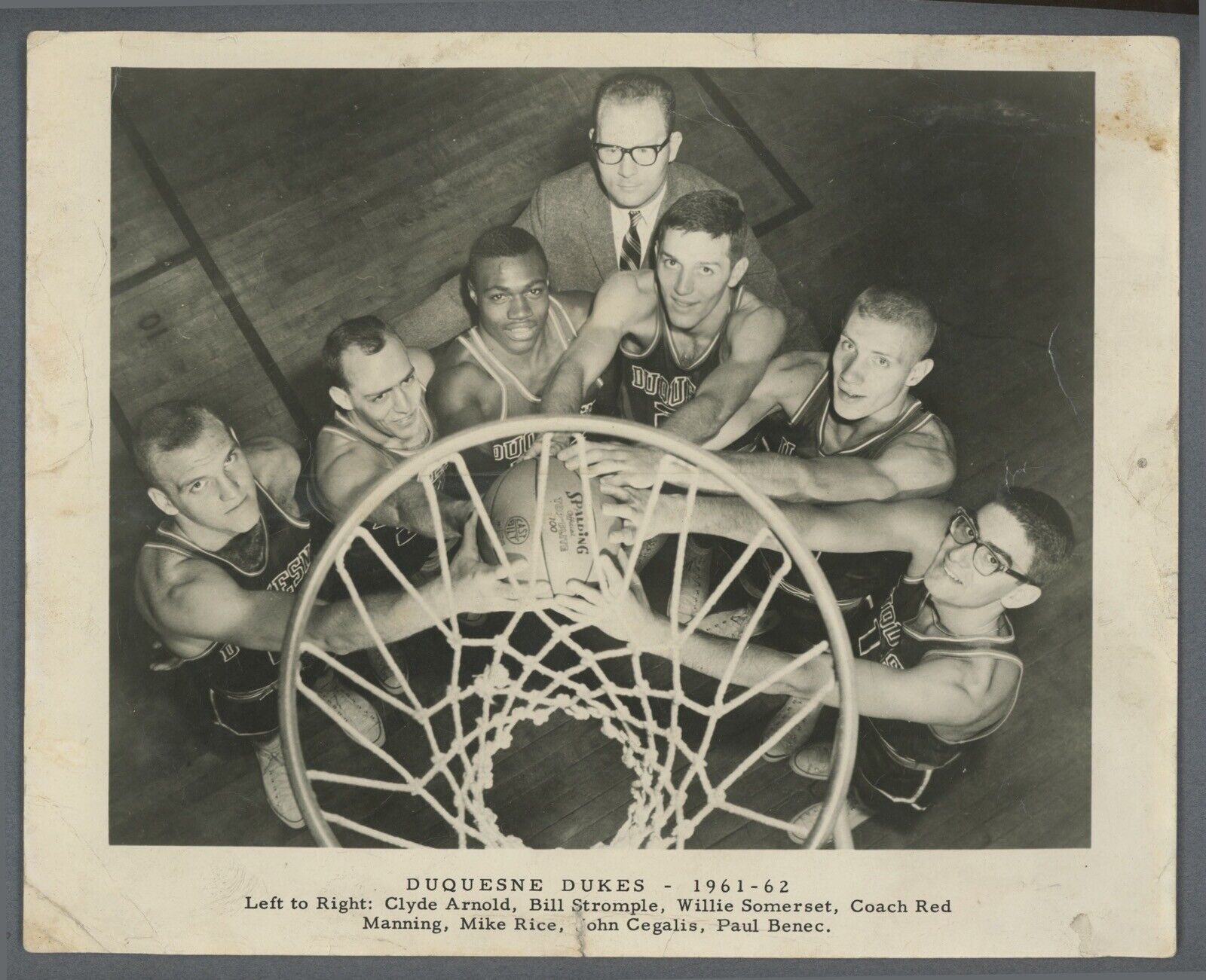 Lot of 10 Press Wire Photos • Willie Somerset (ABA) • Duquesne Univ + HS Photos