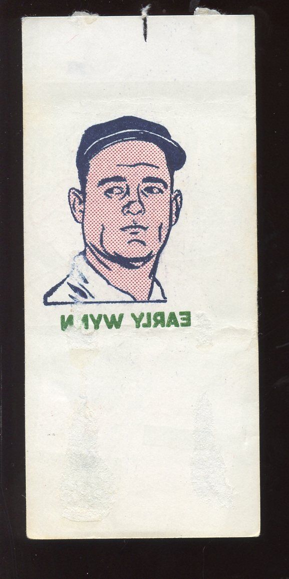 1960 Topps Baseball Tattoo Early Wynn