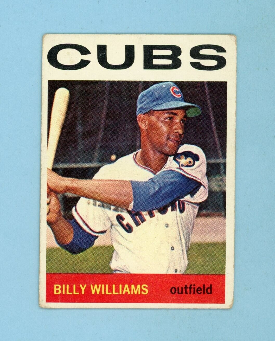 1964 Topps #175 Billy Williams Chicago Cubs Baseball Card VG lht wrk/cres