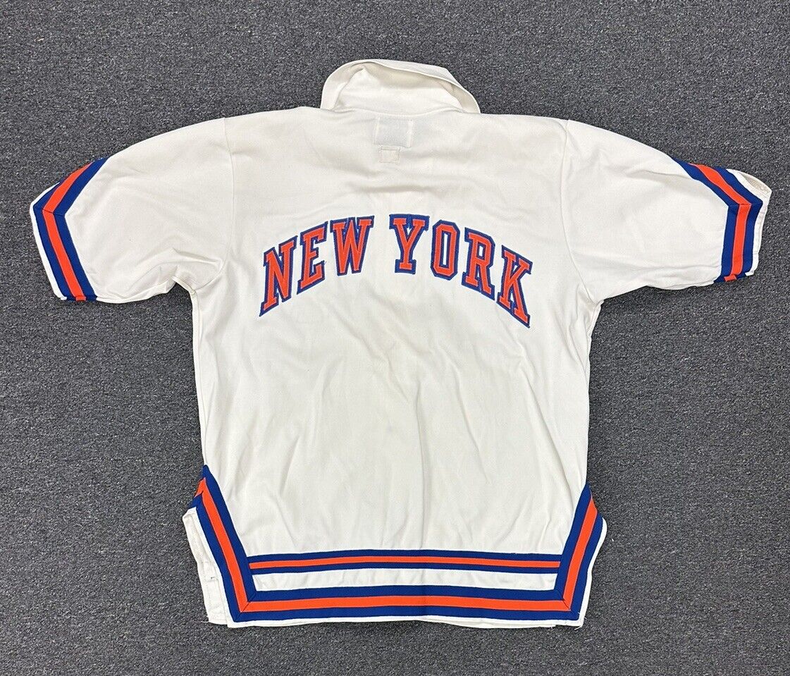 1982-86 Ernie Grunfeld New York Knicks Game Used NBA Warmup Jacket & Pants #18