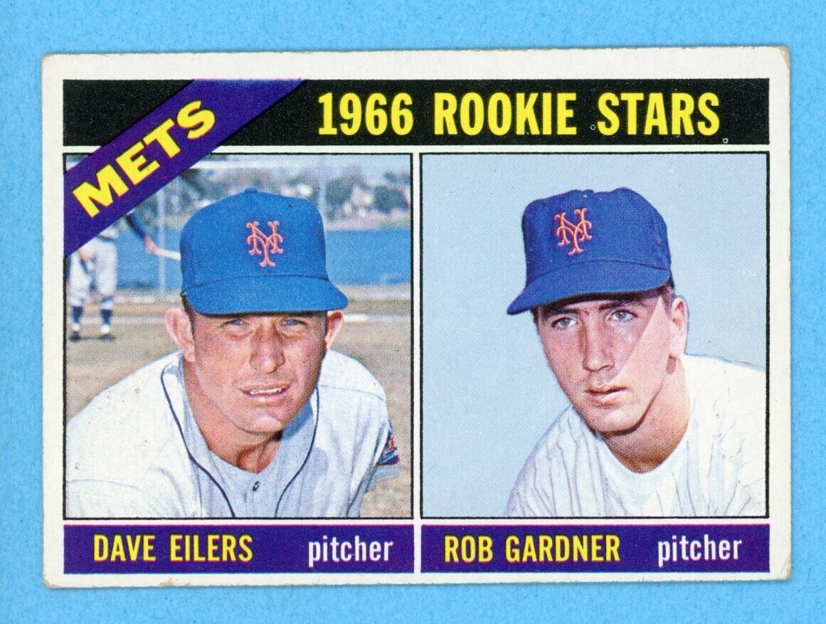 1966 Topps #534 New York Mets Rookie Stars High Number Baseball Card Vg/Ex