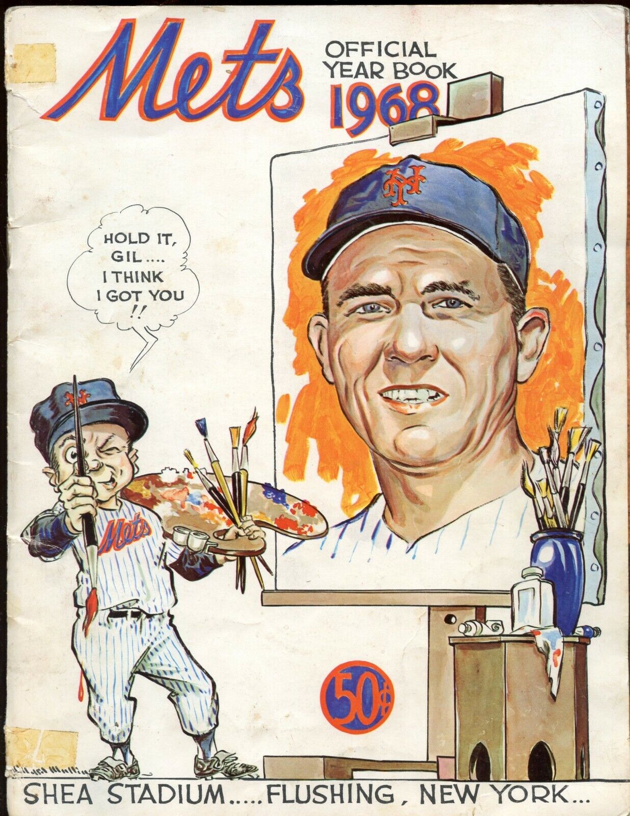 1968 New York Mets Yearbook VG+