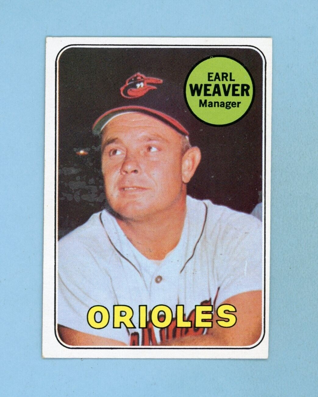 1969 Topps #516 Earl Weaver Baltimore Orioles Rookie Baseball Card EX+-Ex/Mt