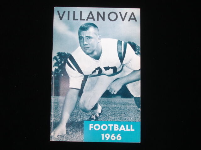 1966 Villanova University Football Official Media Guide EX+