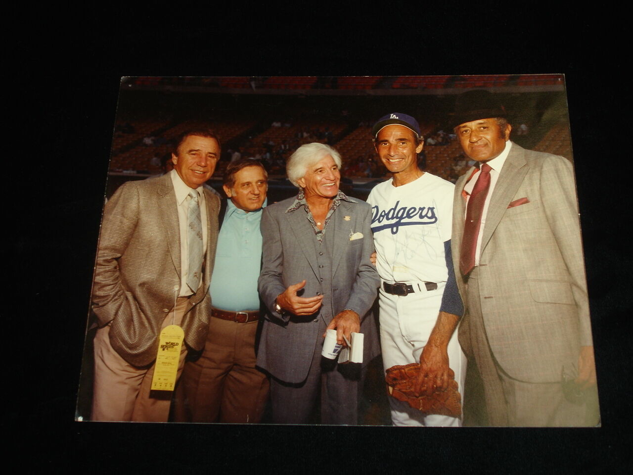 Sandy Koufax Dodgers Signed 8x10 Color Photo from the Jack Lang Collection