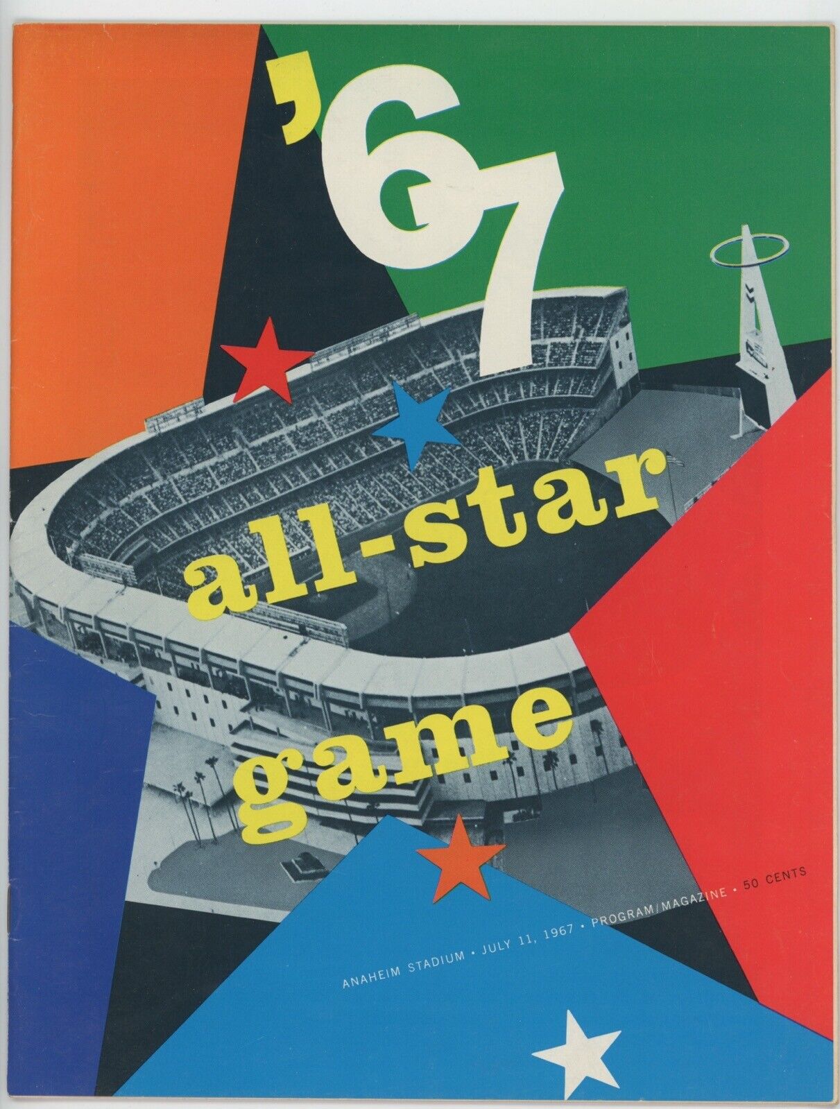 July 11, 1967 All-Star Program at Anaheim Stadium • Scored