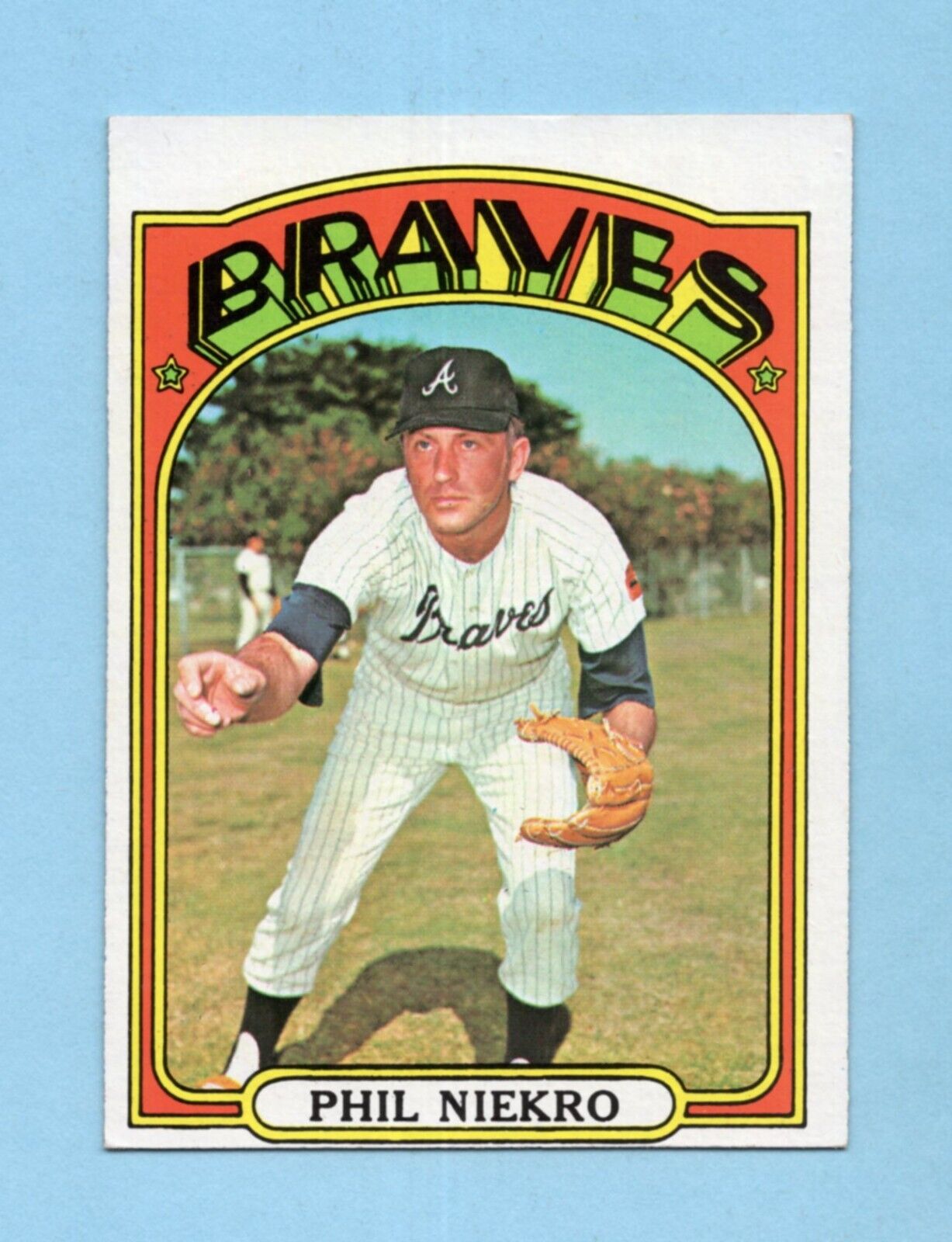 1972 Topps #620 Phil Niekro Atlanta Braves Baseball Card NM o/c