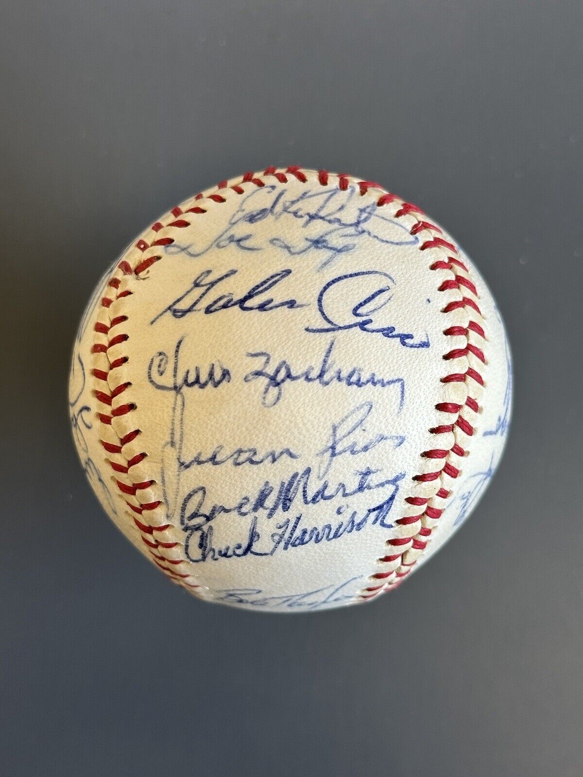 1969 Kansas City Royals 1st Year TEAM SIGNED Baseball 25 sigs w/ Drago JSA