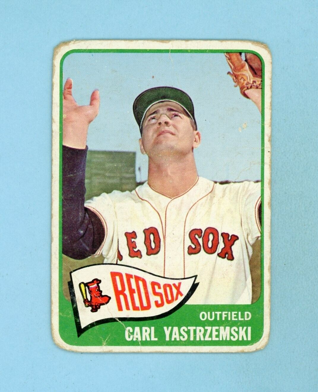 1965 Topps #385 Carl Yastrzemski Boston Red Sox Baseball Card Low Grade