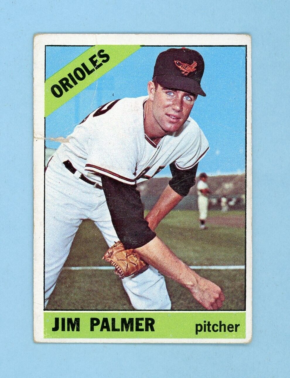 1966 Topps #126 Jim Palmer Baltimore Orioles Rookie Baseball Card Low Grade