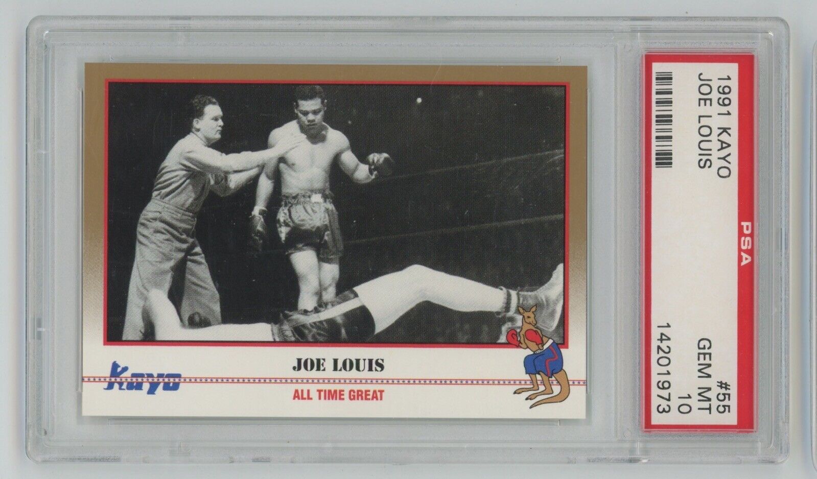 1991 Kayo Boxing Joe Louis Card #55 • PSA 10 Gem Mint