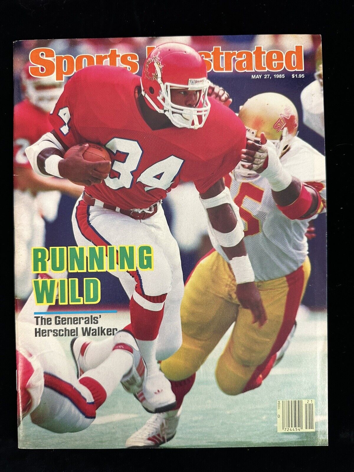 May 27, 1985 Sports Illustrated Magazine Herschel Walker USFL Generals NO LABEL