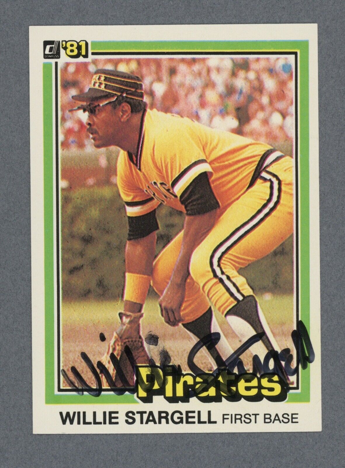 Willie Stargell Signed 1981 Donruss Card #12 • Auto w B&E Hologram