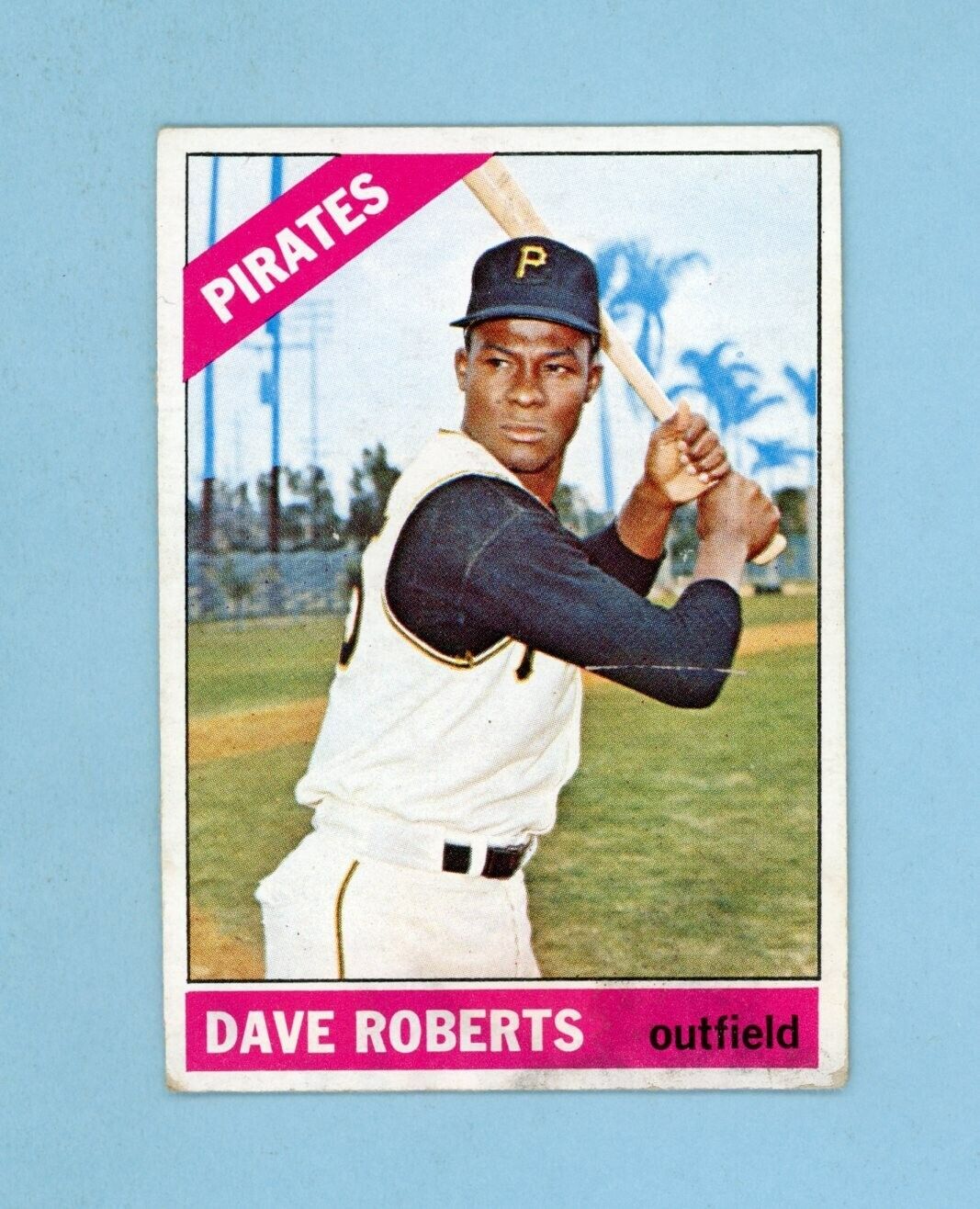 1966 Topps #571 Dave Roberts Pittsburgh Pirates High Number Baseball Card LG