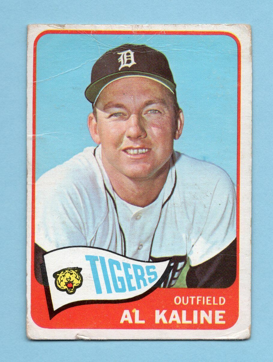 1965 Topps #130 Al Kaline Detroit Tigers Baseball Card Low Grade  