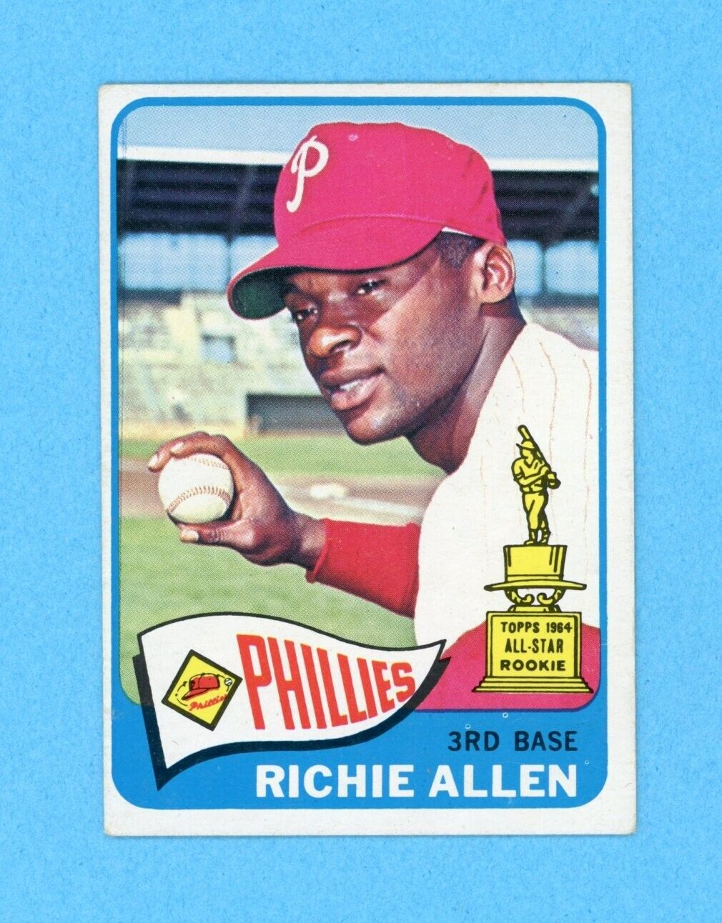 1965 Topps #460 Richie Allen Philadelphia Phillies Baseball Card Vg/Ex