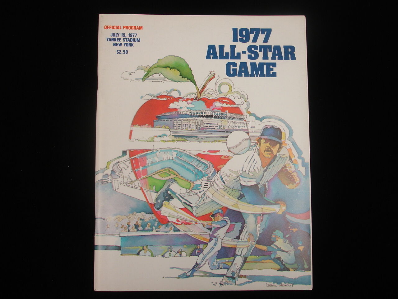 1977 MLB Baseball All-Star Game Program @ Yankee Stadium