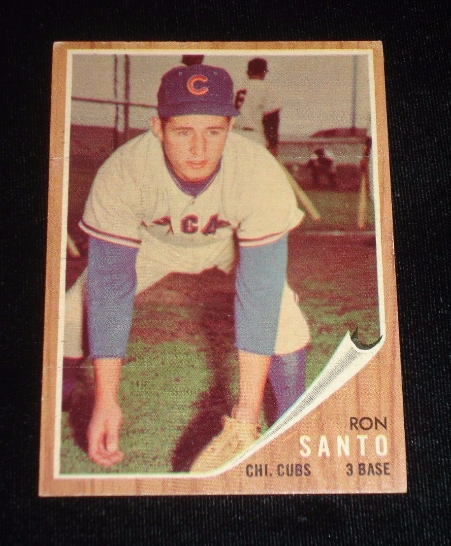 1962 Topps Ron Santo - Chicago Cubs - Card #170 - Weak EX