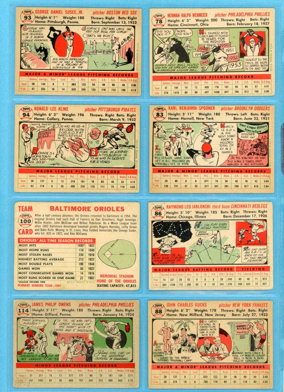 1956 Topps Starter Set Lot of 36 Different White Back Baseball Cards VG - VG+