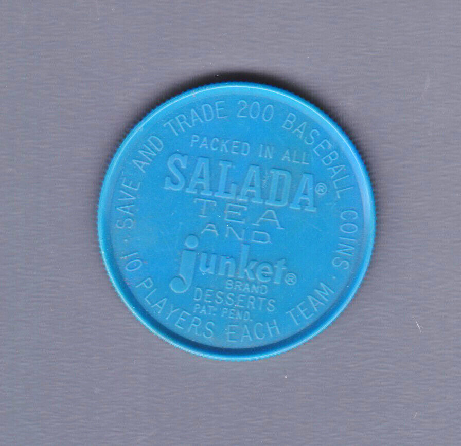 Tony Kubek 1962 Salada Tea and Junket Coin