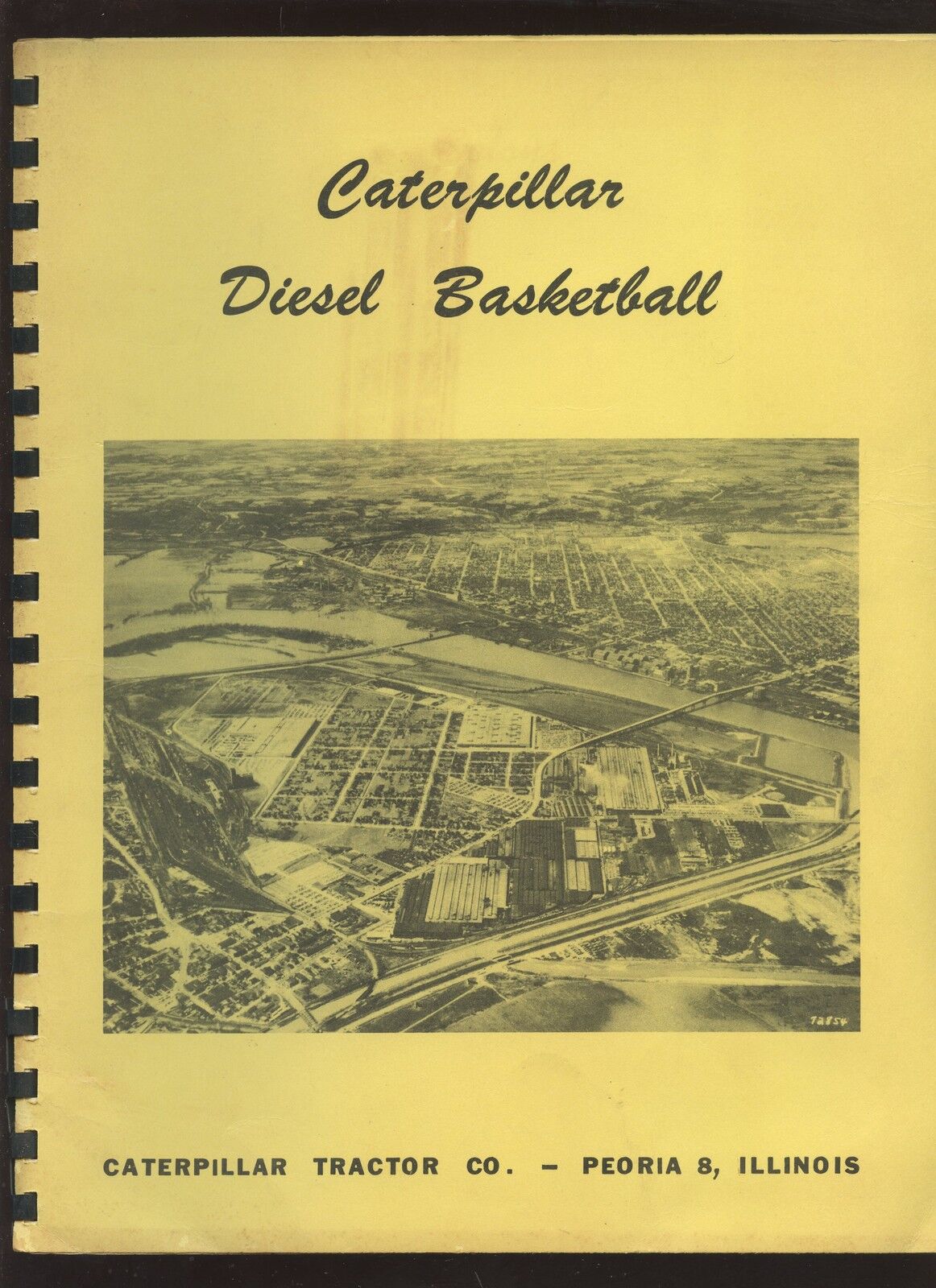 1951/52 National Industrial Basketball League Media Guide Caterpillar Diesel EX+