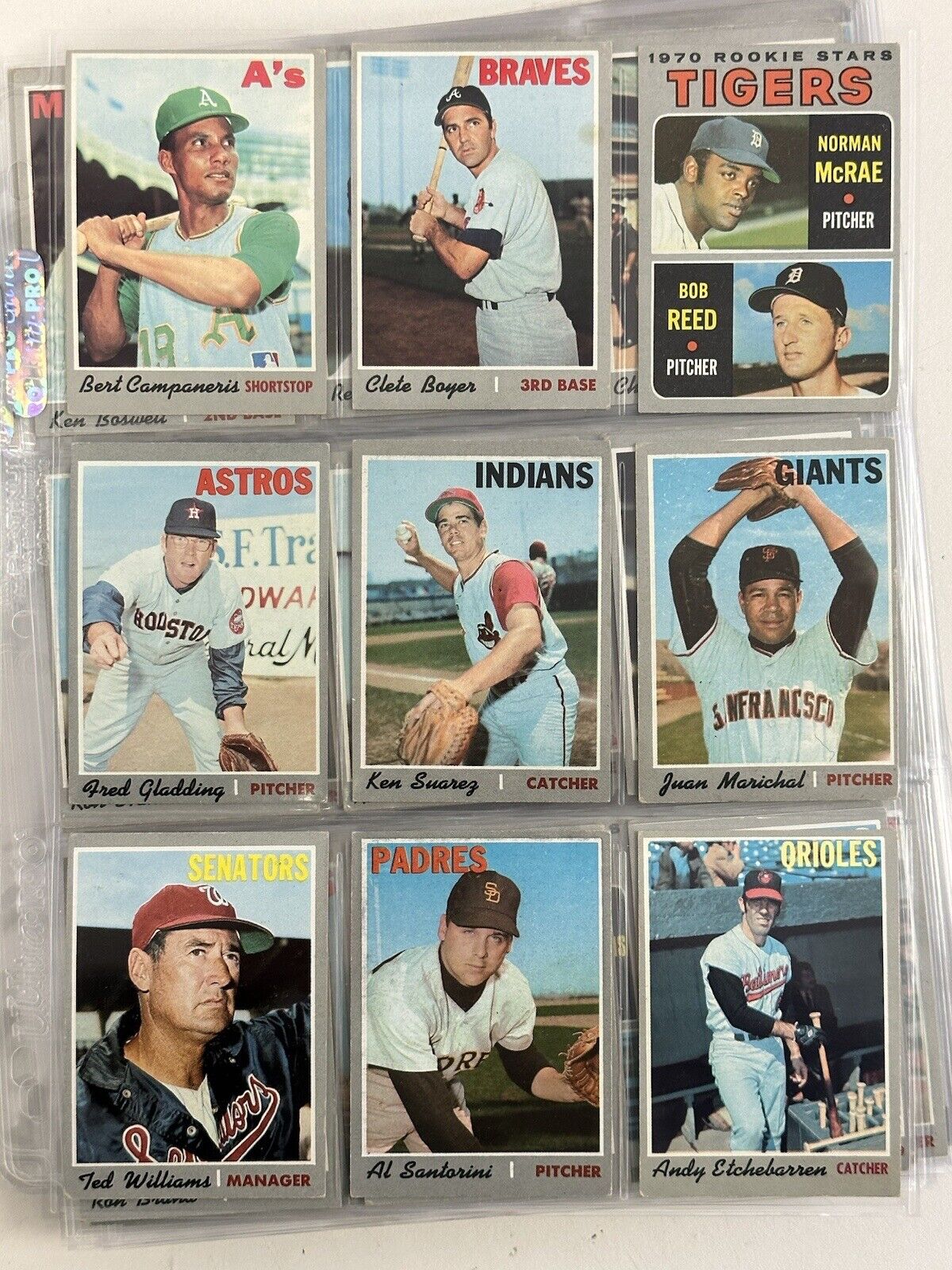 1970 Topps Baseball Starter Set / Lot of 484 Different w/ HOFers - VG-EX/EX