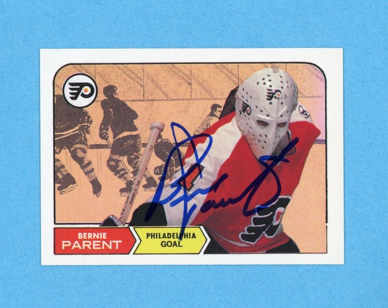 Bernie Parent Signed 1992 O-Pee-Chee Card #217 • Auto w B&E Hologram