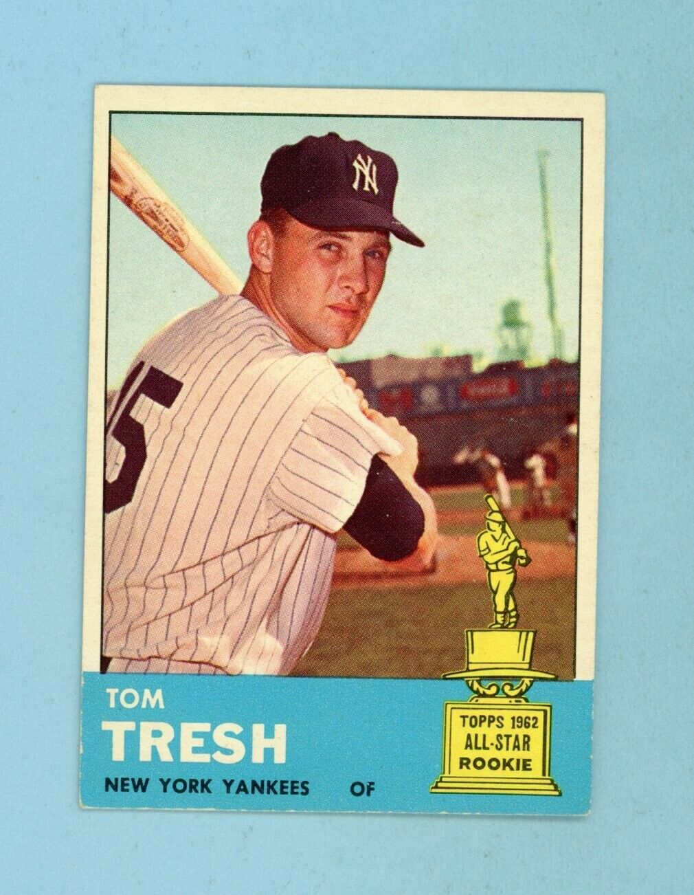 1963 Topps #470 Tom Tresh New York Yankees Baseball Card EX+-Ex/Mt