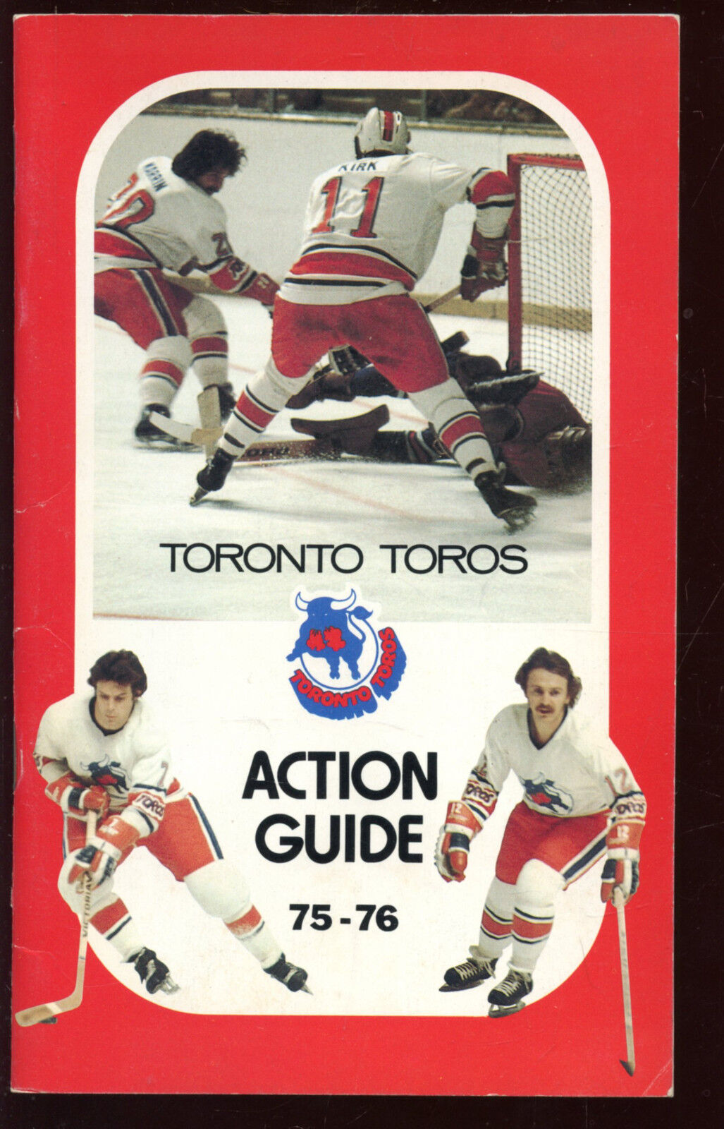 1975/1976 WHA Hockey Toronto Toros Media Guide EXMT