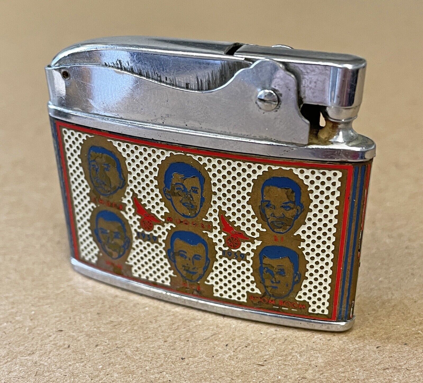 1959 St. Louis Hawks NBA World Champions Cigarette Lighter