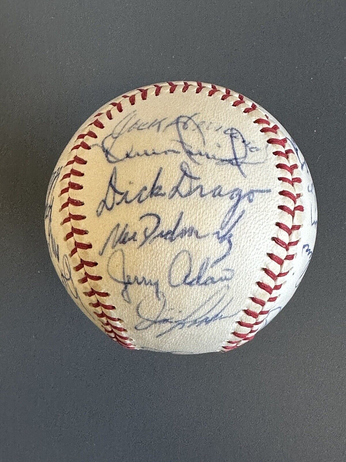 1969 Kansas City Royals 1st Year TEAM SIGNED Baseball 25 sigs w/ Drago JSA