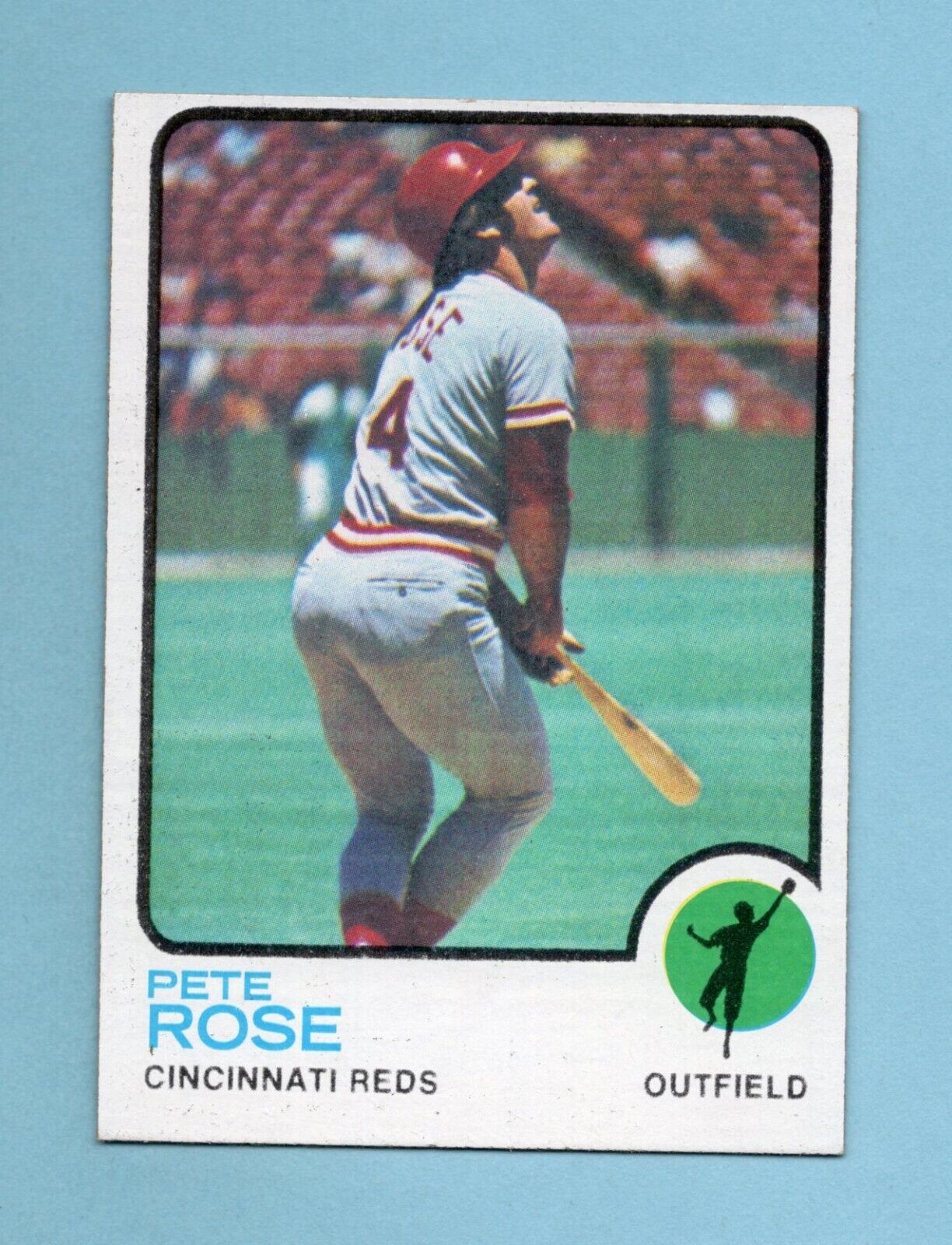 1973 Topps #130 Pete Rose Cincinnati Reds Baseball Card NM