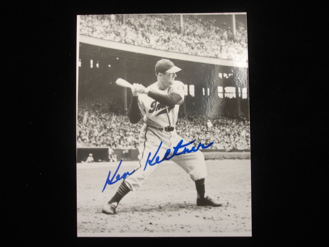 Ken Keltner Cleveland Indians Autographed 3.5" x 4.5" Photograph