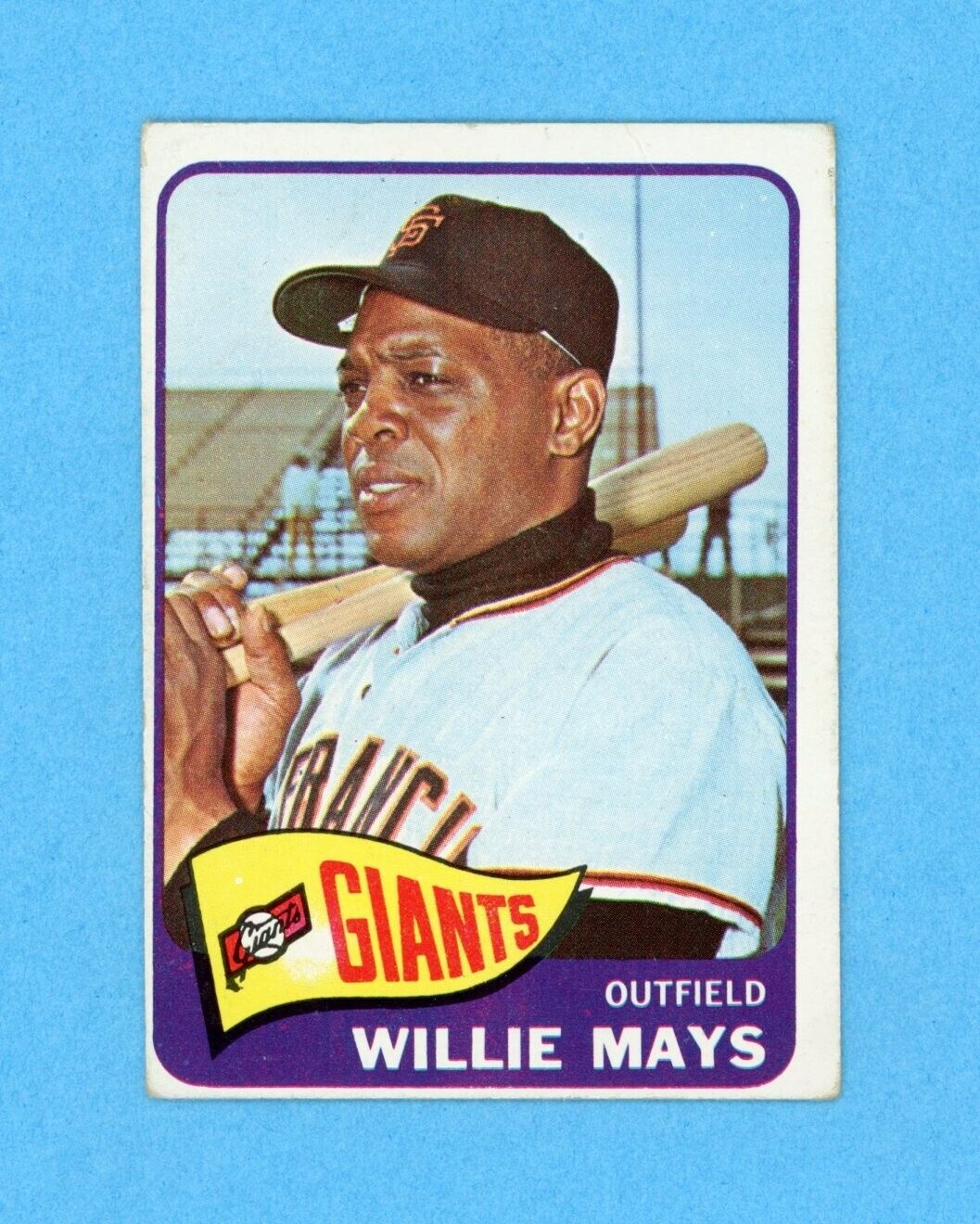 1965 Topps #250 Willie Mays San Francisco Giants Baseball Card Low Grade