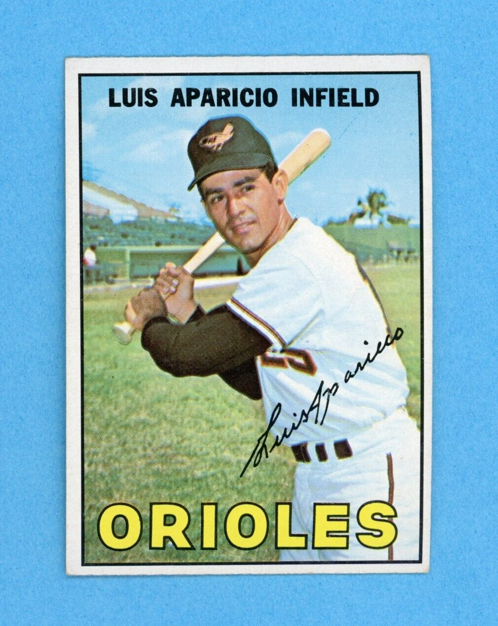 1967 Topps #60 Luis Aparicio Baltimore Orioles Baseball Card EX - EX+