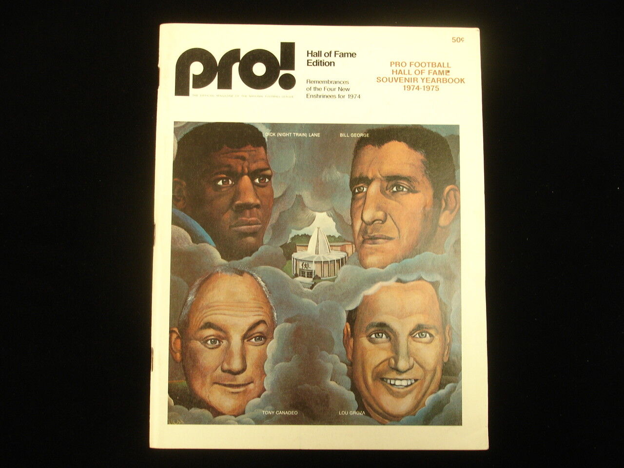 July 27, 1974 AFC-NFC Hall of Fame Game Program - Cardinals vs. Bills