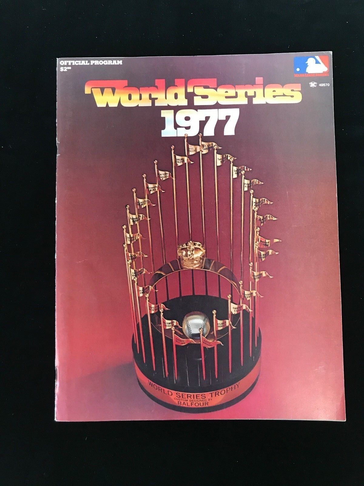 1977 World Series Program - NY Yankees @ LA Dodgers - Dodgers Insert - EX-MT