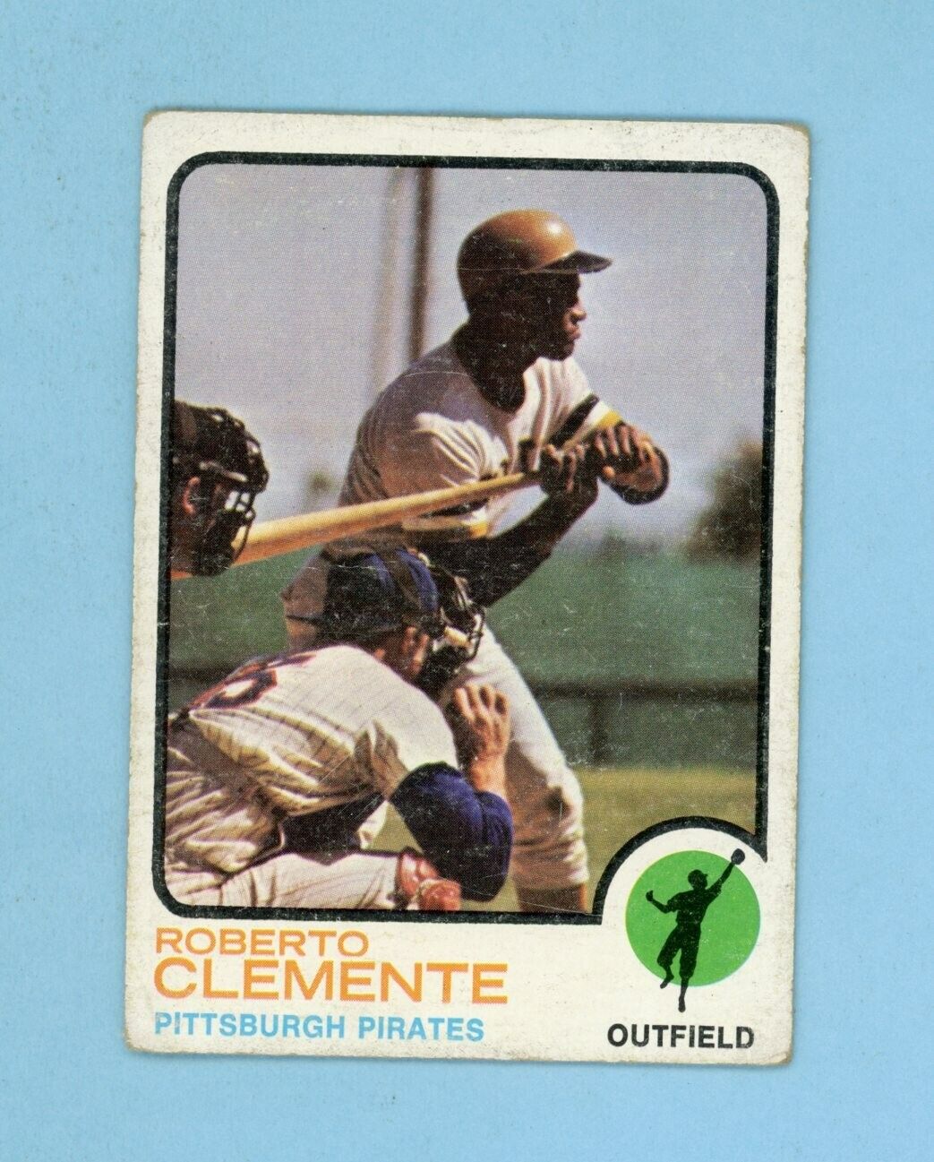 1973 Topps #50 Roberto Clemente Pittsburgh Pirates Baseball Card VG