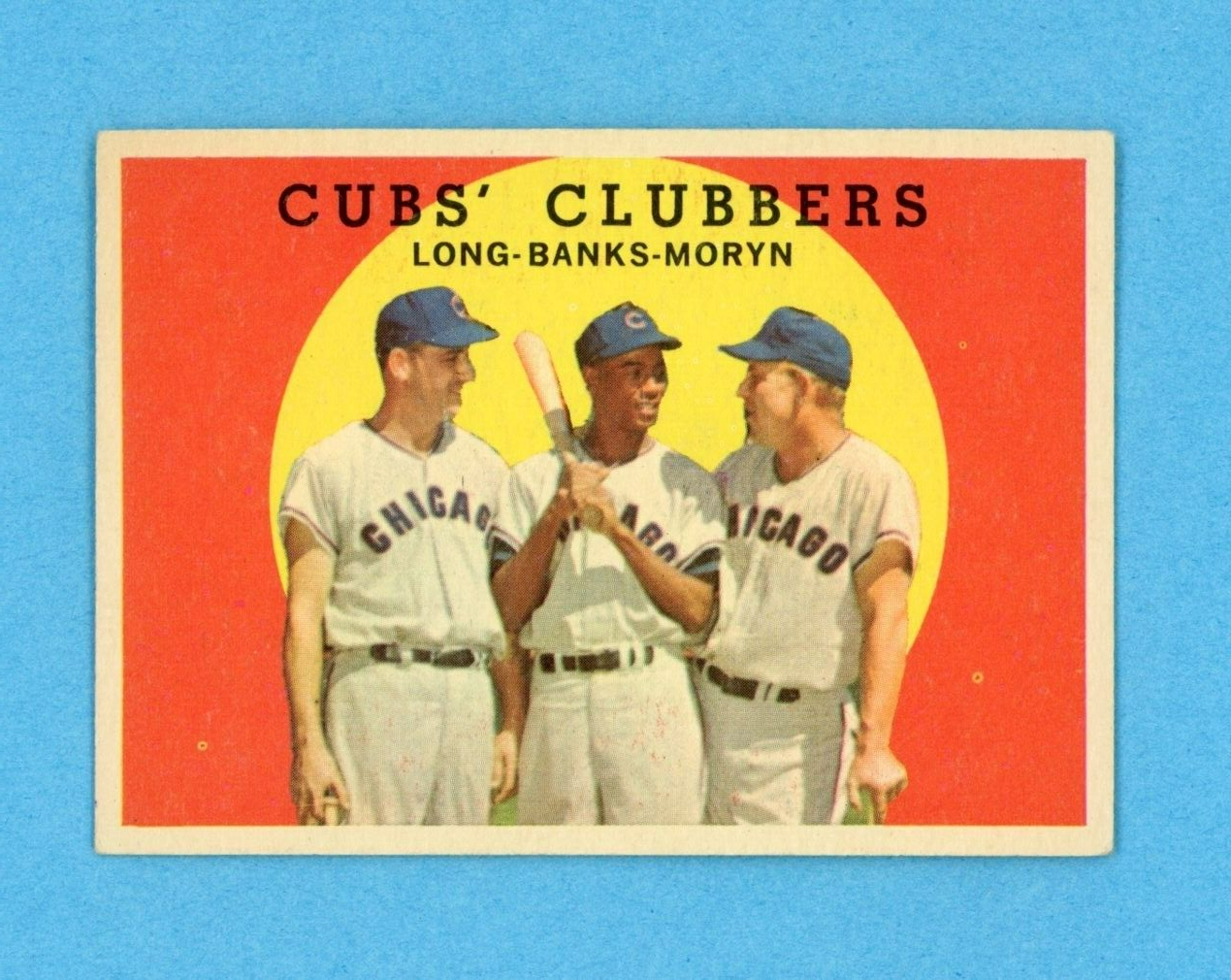 1959 Topps #147 Cubs Clubbers Chicago Cubs Baseball Card EX+