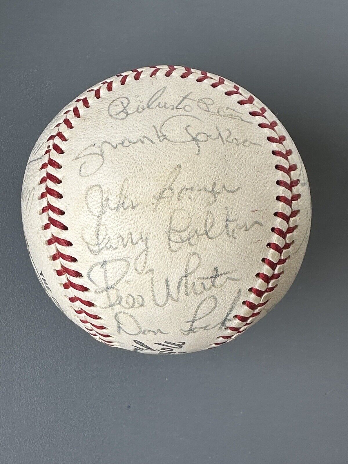 1968 Phila. Phillies TEAM SIGNED Official NL Baseball 22 sigs w/ Callison JSA