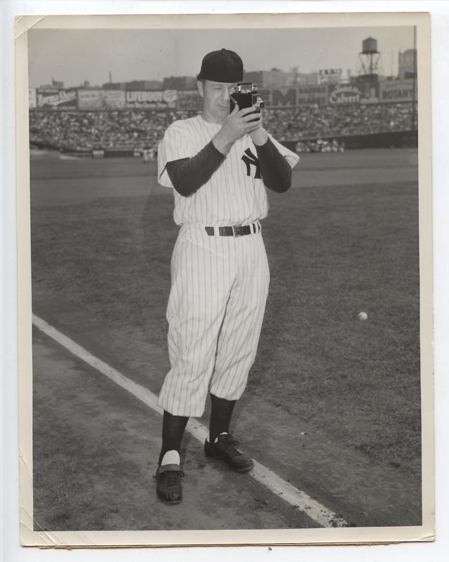 Original 1949 Ed Lopat New York Yankees Wire Photo