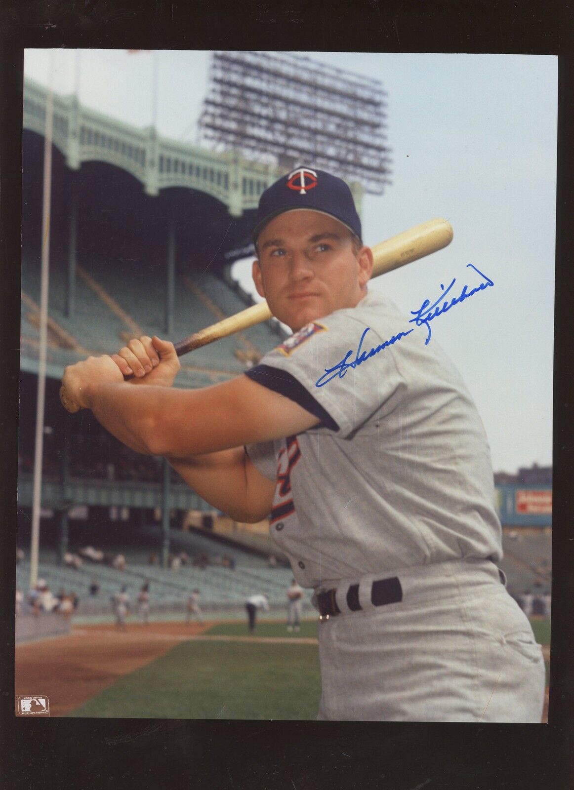 Harmon Killebrew Minn Twins #2 Batting Pose 8 X 10 Photo Autographed Hologram