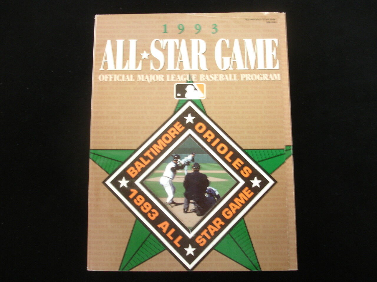 1993 MLB Baseball All Star Game Program