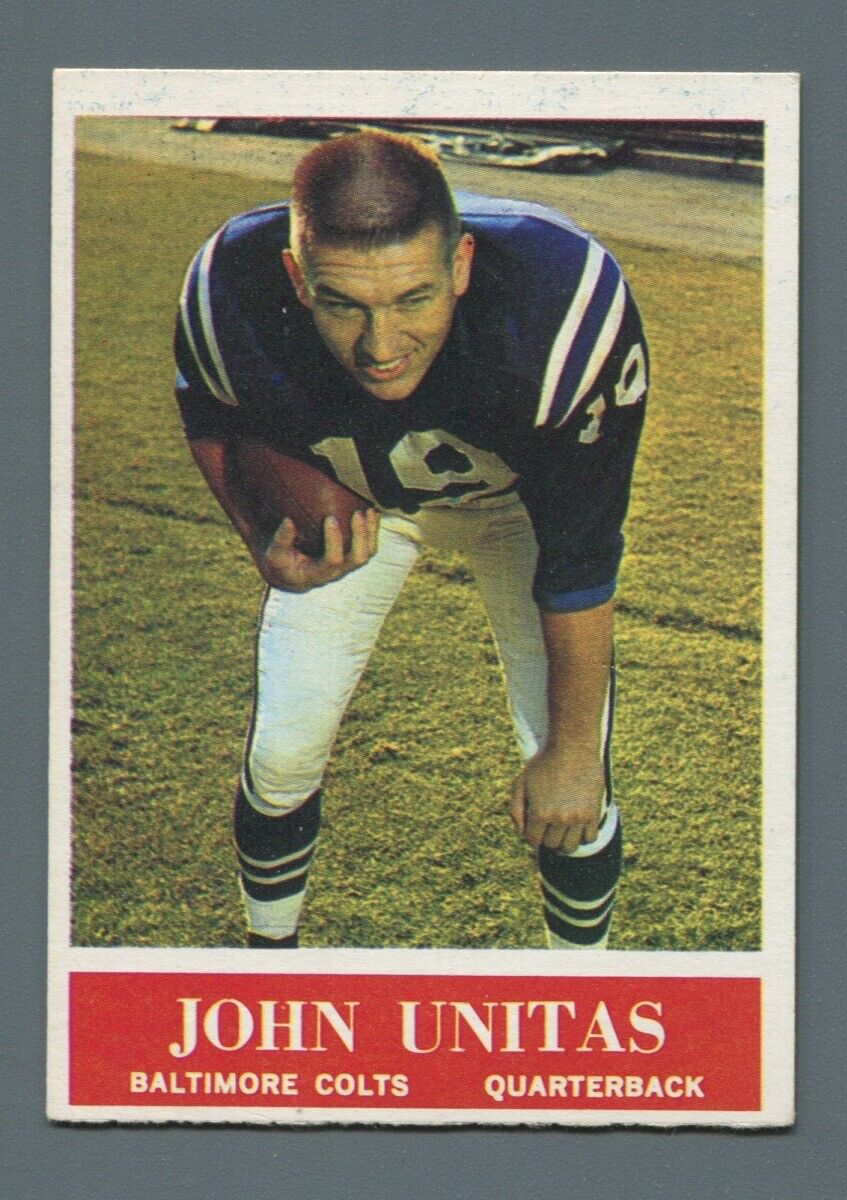 Johnny Unitas 1964 Philadelphia Gum Co. Card #12 EX-MT o/c