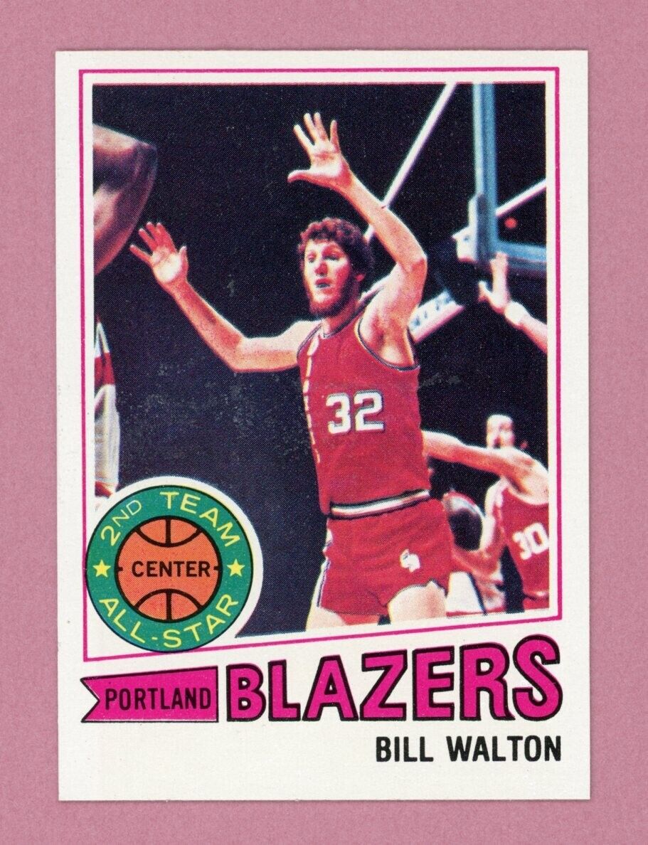 1977-78 Topps #120 Bill Walton Portland Trail Blazers Basketball Card NM