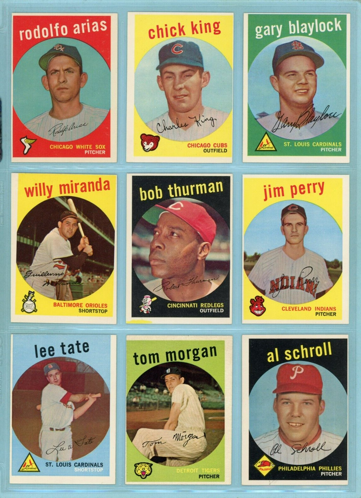 1959 Topps Starter Set Lot of 54 Diff High Number Baseball Cards Ex/Mt - NM o/c