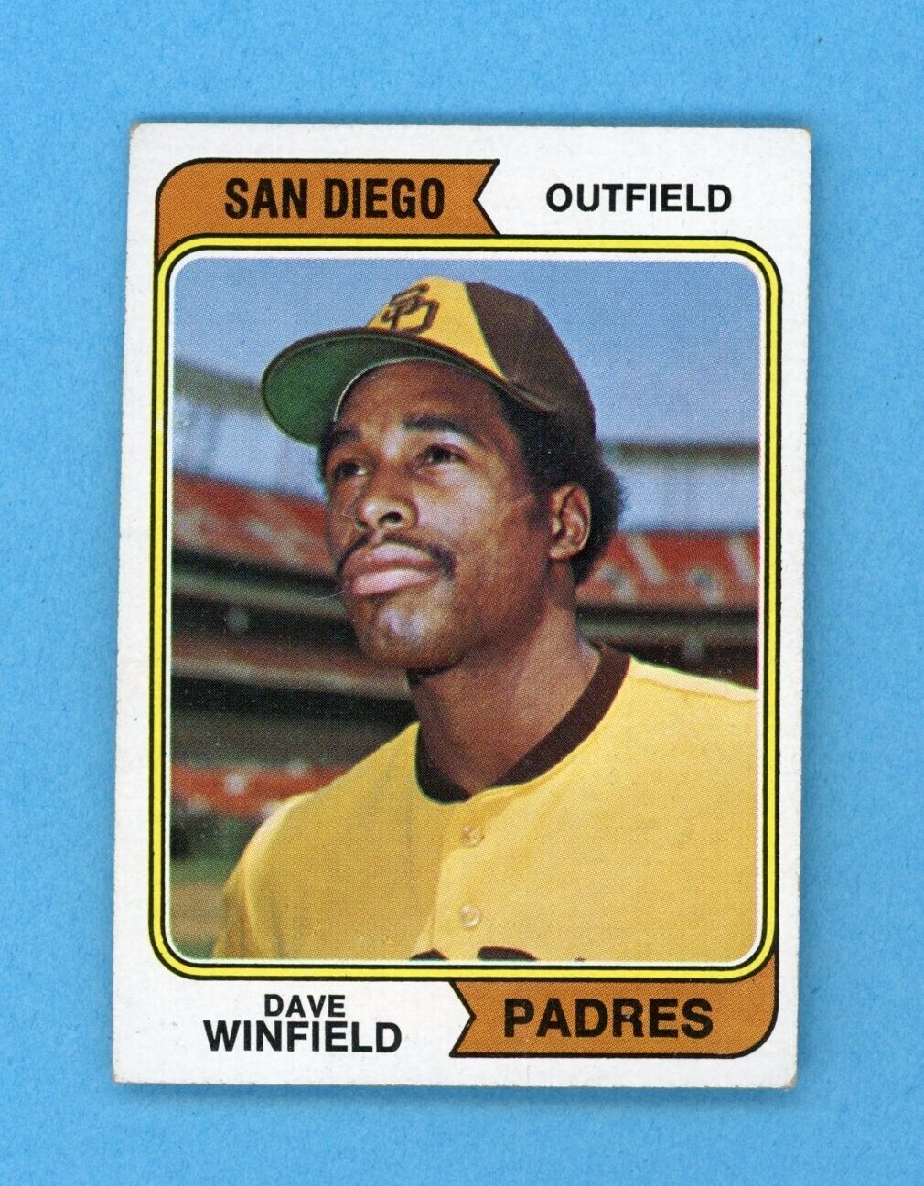 1974 Topps #456 Dave Winfield San Diego Padres Rookie Baseball Card EX wrk