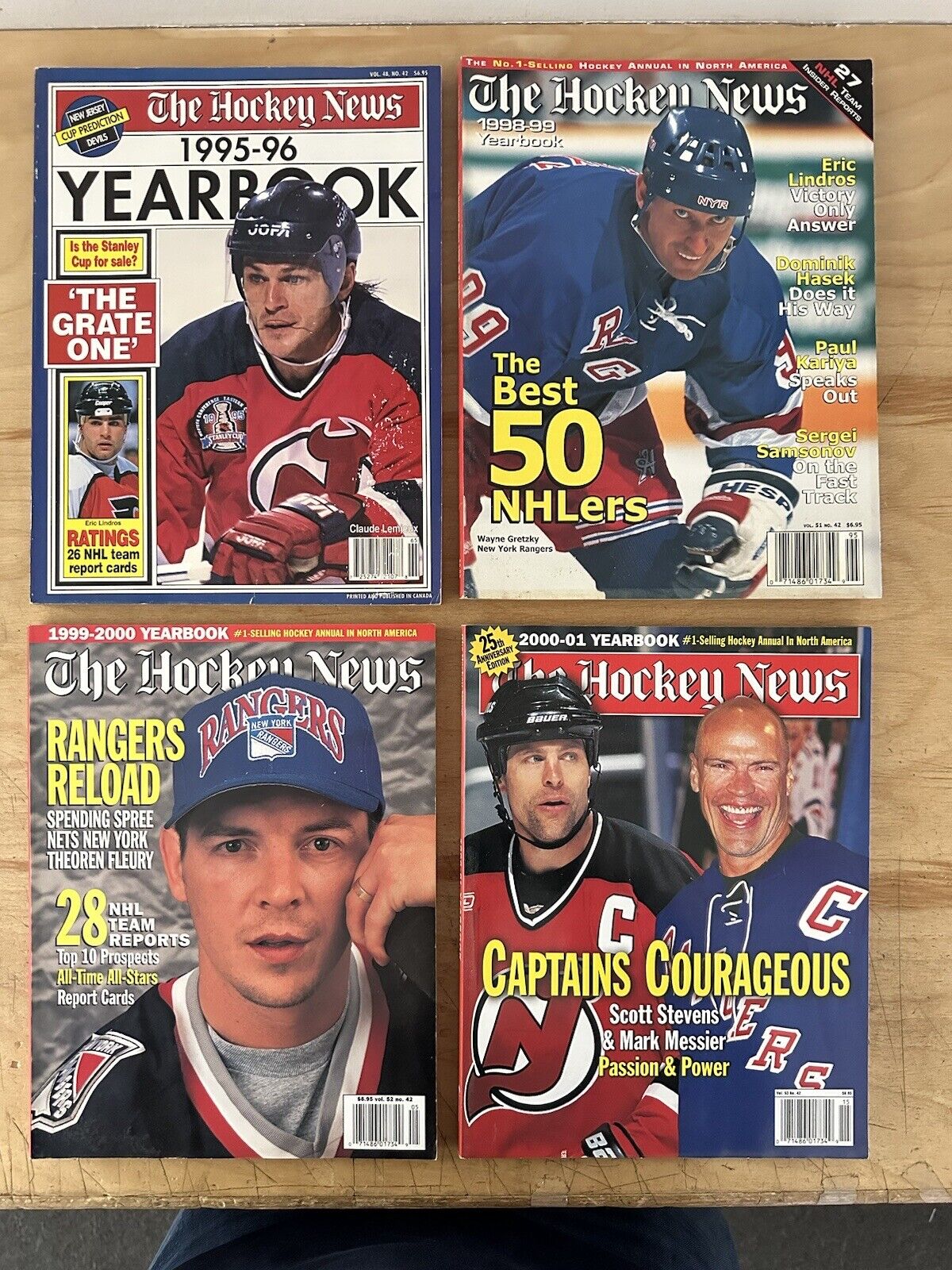 Lot of 17 Different 1989-2009 The Hockey News Annual Hockey Yearbooks EM-NM