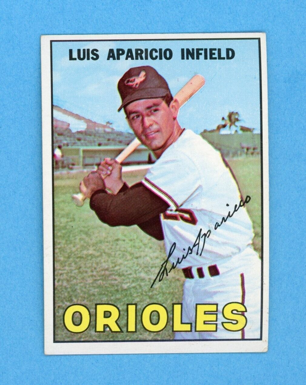 1967 Topps #60 Luis Aparicio Baltimore Orioles Baseball Card EX+